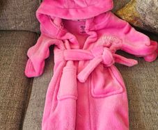 girl dressing gown