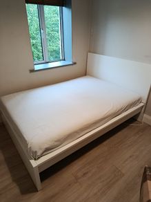 King Size Bed Frame  Comfortable Mattress