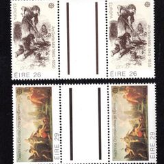 1982 Ireland Europa: Historical Events Stamps Gutter Pair Mint Never Hinged (MNH)