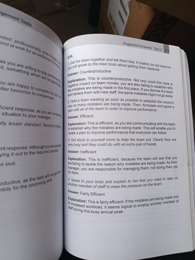 Police job assessments book