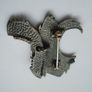 Mali brooch, Jewellery, Vintage brooch, Pewter brooch, Image 9