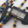 Antique African Egyptian Style MultiColor Glass Beads Necklace Image 10