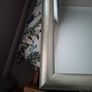 Large Silver coloured framed mirror Image 9