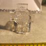 Celtic Cross Glass Holy Water Roman Catholic Font / Votive Candle Holder Image 6