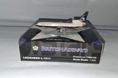 British Airways Lockheed L-1011 TriStar 1:500 Diecast Model FSBA105