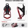 Mini Smart Tracker + Bracket Bottle Cage - Sturdy Red PC Anti-Theft Security Bracket, Image 7
