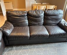 3&2 Leather Sofa
