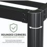 41 cm King Size Bed Frame with Rounded Corner Legs, 5ft Image 8