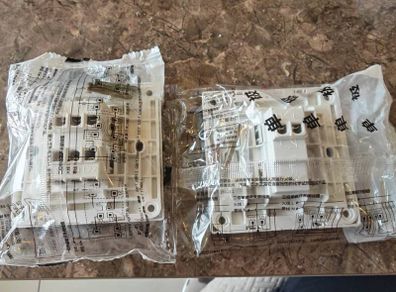 Brand New Bull Single & Two Gang Light Switches (Sealed)