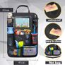 2pcs Car Seat Back Organizer 9 Storage Pockets with Touch Screen Tablet Holder Protector for Kids Children Car Accessories Image 2