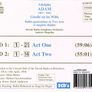 Free Postage! Adam. Giselle. 2 x CD. Image 2