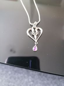 Italian silver necklace.