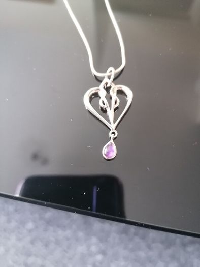 Italian silver necklace.