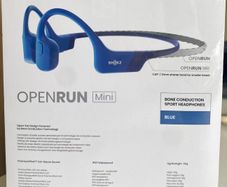 Shokz OpenRun Mini Headphones (Blue) New & Unopened