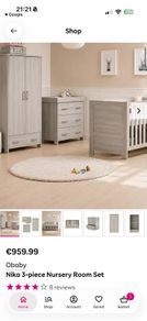 Unused nursery set