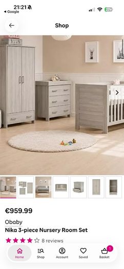 Unused nursery set