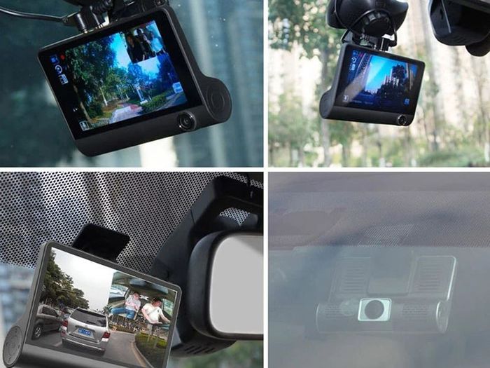 Brand New 1080P Car DVR 4.3 inch Lens Dash Cam Front and Rear Video Recorder Camera G-sensor
