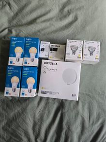 Complete Smart Home Lighting Bundle IKEA Dirigera Hub + Tapo & Tradfri Bulbs + Remotes