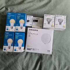 Complete Smart Home Lighting Bundle IKEA Dirigera Hub + Tapo & Tradfri Bulbs + Remotes