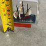 Vintage Small Glass Ship in the Bottle with Cork Image 5
