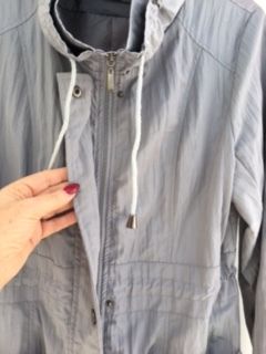 Grey "FranStyle" Trench Coat  size 10/12