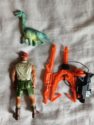 harpoon harrison action figure - jurassic park 1993 kenner