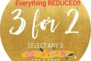 3 For 2 On Everything - Choose Any 3 - Pay For 2 - Get 1 Free!!