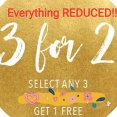 3 For 2 On Everything - Choose Any 3 - Pay For 2 - Get 1 Free!!