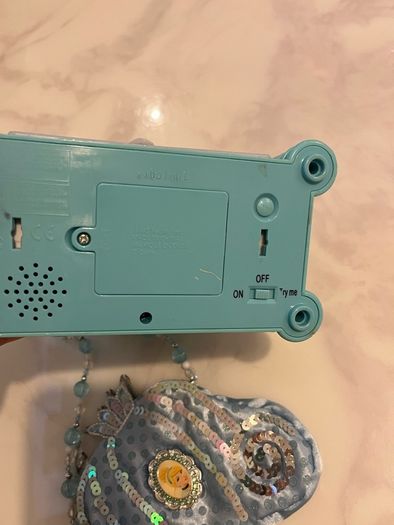 Elsa jewellery box (batteries included) and Elsa bag