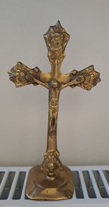 Brass crucifix