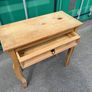 Mexican-style solid pine console hall table Image 2