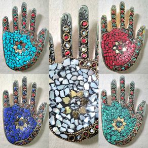CLEARANCE Exquisite Metal Incense Holder with Genuine Stones - Perfect for Smudging & Ceremonial Use