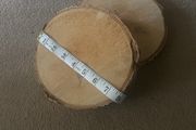 2 x wooden slices