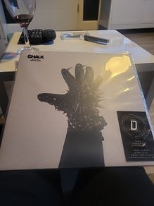 Chalk Crystalpunk dinked edition limited edition with signed polaroid splatter vinyl