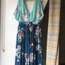 Lipsy floral pleated midi dress size 10 Image 4