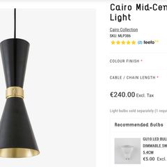 Mullan Cairo Mid-Century Pendant Light