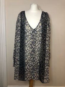 NEW Yours leopard print blouse (size 26-28)