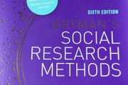 Brymans Social Research Methods 6th Edition Clark Foster Sloan and Bryman