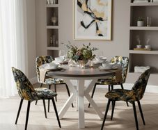 Jupiter X-Frame Loft Dining Table from 100-140cm