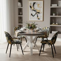 Jupiter X-Frame Loft Dining Table from 100-140cm