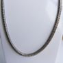 Vintage heavy Sterling Silver 925  Snake square Chain, length 18" - 20,6g Image 5