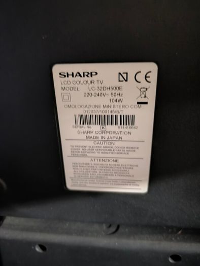 Sharp LCD Colour TV 32inch