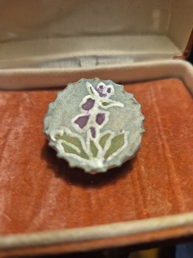 Vintage Fabric Brooch