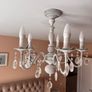 Next Grey Wash 5-Arm Chandelier Light Image 4