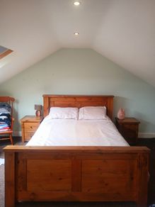Bed frame and draws
