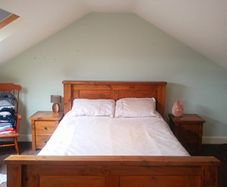 Bed frame and draws