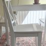 EMERGENCY - IKEA White Ingolf Dining Chairs Image 4