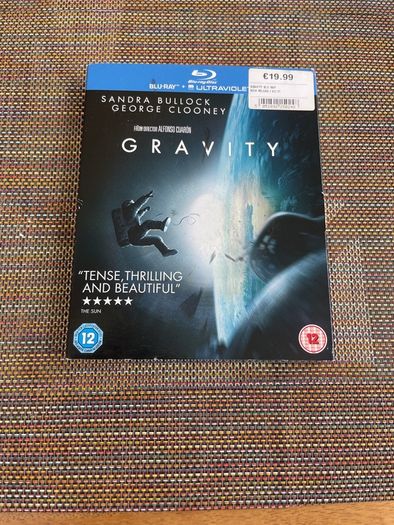 Gravity blu-ray dvd