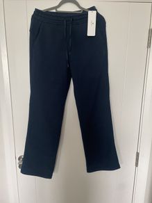 New CRYZ Navy Fleece lined Yoga Pants size S.