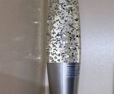Glitter LED lava lamp